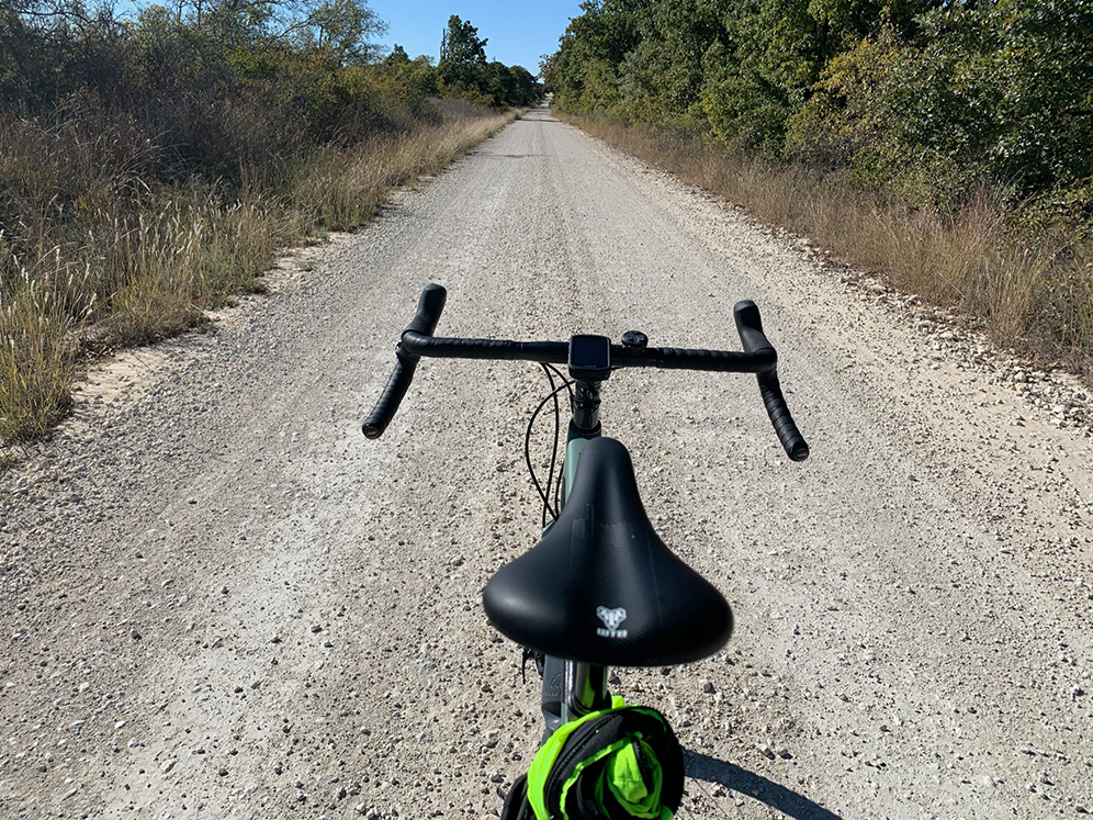 Gravel bike riding